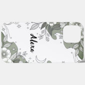 Modern elegant cute girly simple florals Case-Mate iPhone hülle (Rückseite (Horizontal))