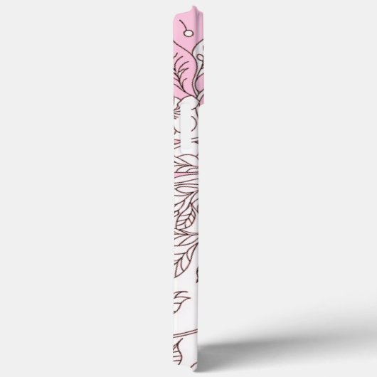 Modern elegant cute girly simple florals Case-Mate iPhone hülle (Rückseite / Rechts)