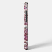 Modern elegant cute purple pearls Valentine’s Day Case-Mate iPhone Hülle (Rückseite / Links)