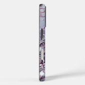 Modern elegant cute purple pearls Valentine’s Day Case-Mate iPhone Hülle (Rückseite / Rechts)