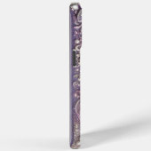 Modern elegant cute purple pearls Valentine’s Day Case-Mate iPhone Hülle (Rückseite / Rechts)