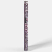 Modern elegant cute purple pearls Valentine’s Day Case-Mate iPhone Hülle (Rückseite / Rechts)