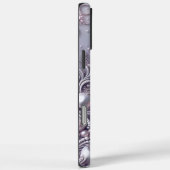 Modern elegant cute purple pearls Valentine’s Day Case-Mate iPhone Hülle (Rückseite / Rechts)