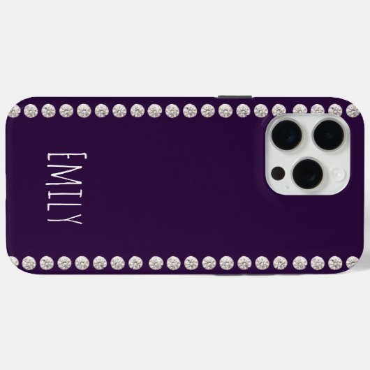 Modern elegant cute simple shiny  Case-Mate iPhone hülle (Rückseite (Horizontal))