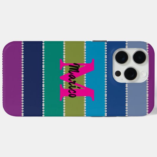 Modern elegant cute simple shiny Case-Mate iPhone hülle (Rückseite (Horizontal))