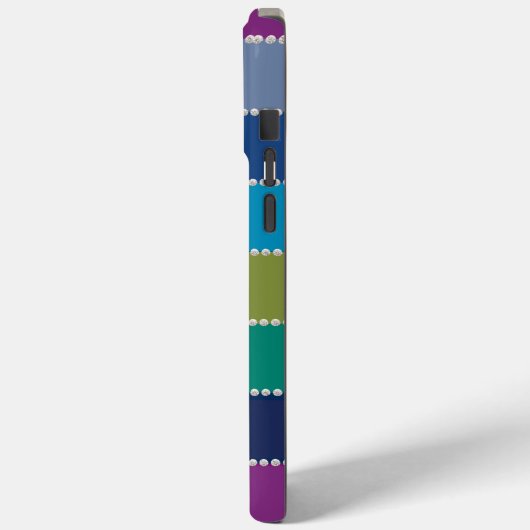 Modern elegant cute simple shiny Case-Mate iPhone hülle (Rückseite / Links)