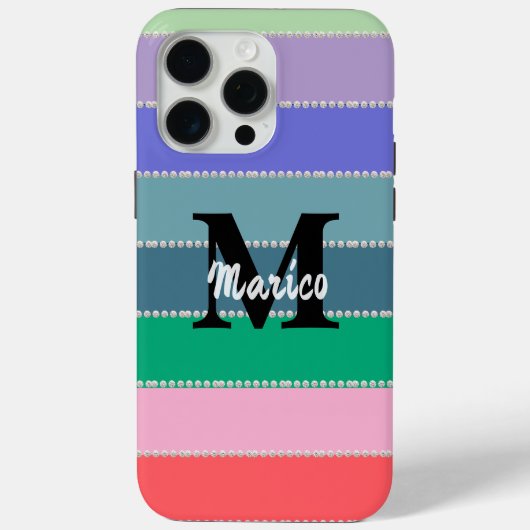 Modern elegant cute simple shiny Case-Mate iPhone hülle (Rückseite)