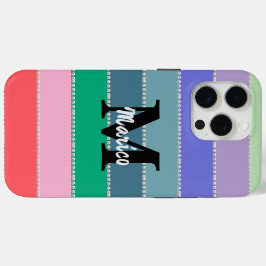 Modern elegant cute simple shiny  Case-Mate iPhone hülle (Rückseite (Horizontal))