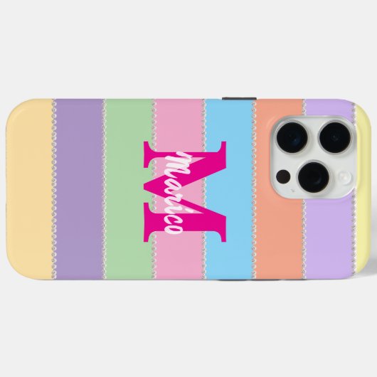 Modern elegant cute simple shiny Case-Mate iPhone hülle (Rückseite (Horizontal))