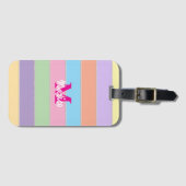 Modern elegant cute simple shiny gepäckanhänger (Vorderseite (Horizontal))