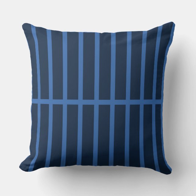 Modern_Elegant_DERK_BLUE_GIFT NICE_Throw Kissen (Vorderseite)