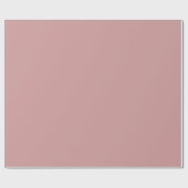 Modern Elegant Dusty Pink Birthday Wedding Party Geschenkpapier (Flach)