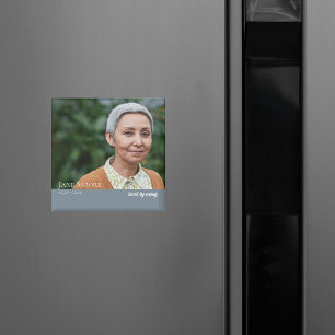 Modern elegant Erinnerung Keepake Magnet