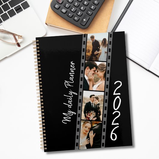 Modern Elegant Filmstrip-style photo collage Planer
