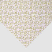 Modern Elegant Geometric Pattern Seidenpapier (Ausschnitt)