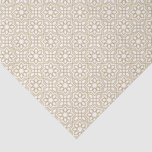 Modern Elegant Geometric Pattern Seidenpapier (Ausschnitt)