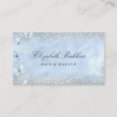 Modern Elegant Glitter Beauty Salon  Visitenkarte (Vorderseite)