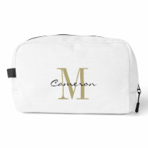 Modern Elegant Gold Monogram Personalized