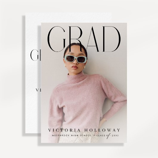 Modern Elegant Graduation Party Invitation Einladung