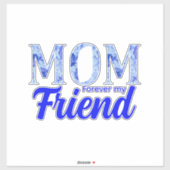 Modern Elegant Mother’s Day|Forever Friend Aufkleber (Blatt)