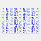 Modern Elegant Mother’s Day|Forever Friend Geschenkpapier Set (Vorderseite)