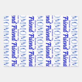 Modern Elegant Mother’s Day|Forever Friend Geschenkpapier Set