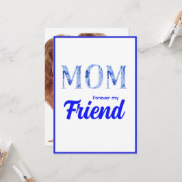 Modern Elegant Mother’s Day| Forever  my Friend Karte