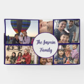 Modern elegant multi photo family stylish  banner (Horizontal)
