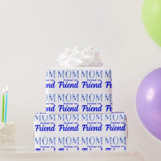 Modern Elegant Muttertag|Für immer Freund Geschenkpapier (Partygeschenke)