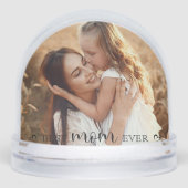 Modern Elegant Personalized Gift for Mom Schneekugeln (Vorderseite)