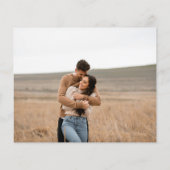 Modern Elegant Photo Budget Wedding Invitation Flyer (Hinten)