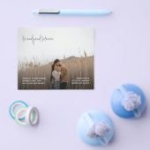 Modern Elegant Photo Budget Wedding Invitation Flyer (Einzeln)
