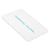 Modern Elegant Plain Simple Professional Name Magnet (Rechte Seite)