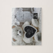 Modern Elegant Pregnancy Announcement  Puzzle (Vertikal)