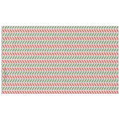 Modern elegant red green pastel Christmas Tischdecke (Vorderseite (Horizontal))