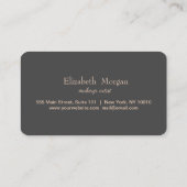 Modern Elegant Rose Gold Hearts Light Blue Treuekarte (Rückseite)