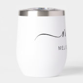 Modern Elegant Script Initial Monogram (Vorderseite)