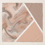 Modern Elegant Simple Brown Abstract Schal<br><div class="desc">Modern elegant simplistic light brown aesthetic abstract design with pretty stylish white lines</div>