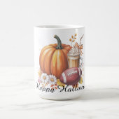 Modern elegant  simple Halloween  pumpkin  Kaffeetasse (Mittel)