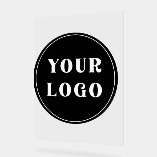 Modern, elegant, stilvoll und anpassbar acrylschild (Winkel)