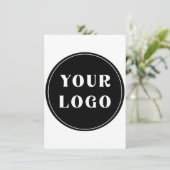 Modern, elegant, stilvoll und anpassbar dankeskarte (Stehend Vorderseite)