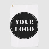 Modern, elegant, stilvoll und anpassbar golfhandtuch (Vorderseite)