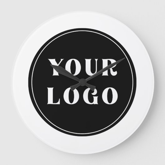 Modern, elegant, stilvoll und anpassbar große wanduhr (Vorderseite)