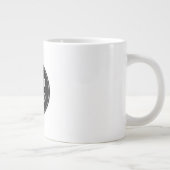 Modern, elegant, stilvoll und anpassbar Jumbo-Tasse (Rechts)
