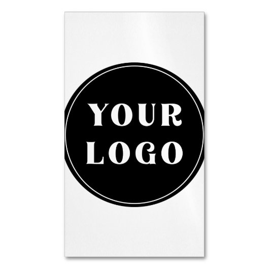 Modern, elegant, stilvoll und anpassbar magnetische visitenkarte (Vorderseite Vertikal)