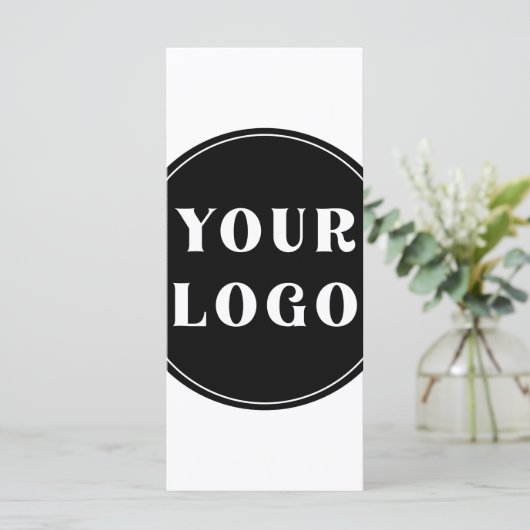 Modern, elegant, stilvoll und anpassbar menükarte (Stehend Vorderseite)