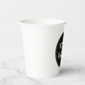 Modern, elegant, stilvoll und anpassbar pappbecher (Rechts)