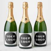 Modern, elegant, stilvoll und anpassbar schaumweinetikett (Flaschen)
