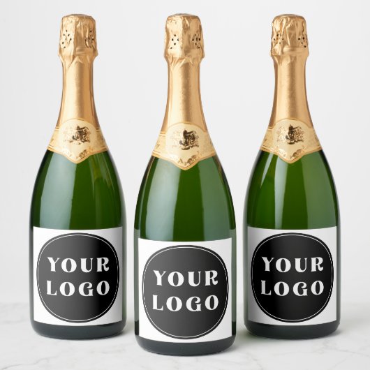 Modern, elegant, stilvoll und anpassbar schaumweinetikett (Flaschen)