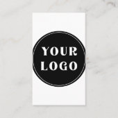 Modern, elegant, stilvoll und anpassbar treuekarte (Vorderseite)